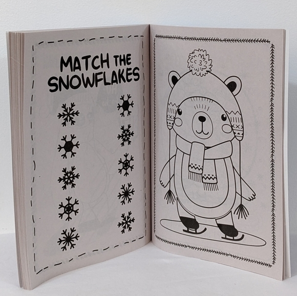 Happy Holidays Christmas Coloring and Activities Book, New, 128 Pages - Picture 6 of 6